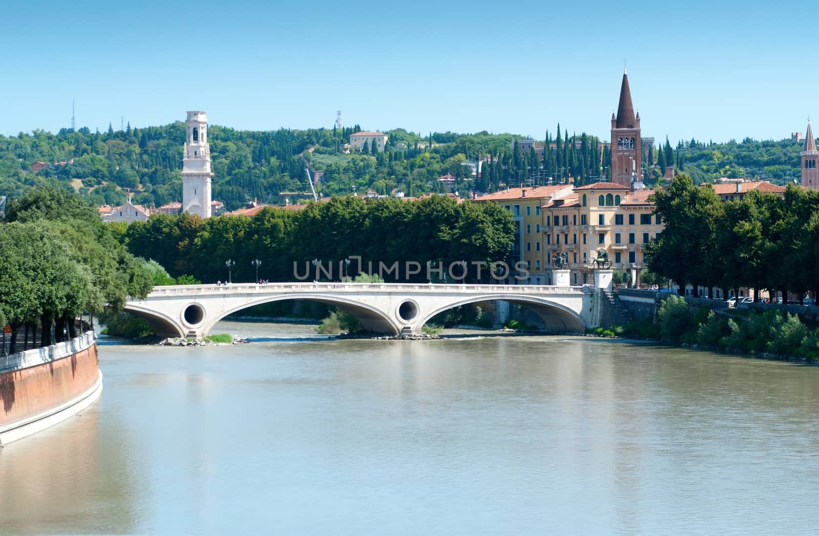 Bridge in Verona, Italy by mitakag