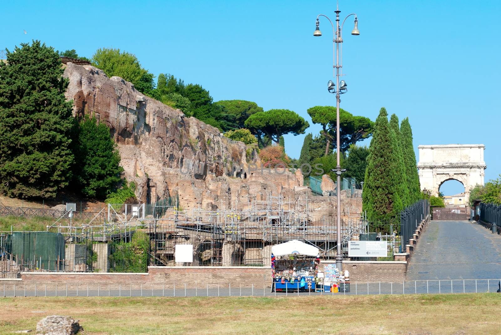 View from street in Rome, Italy by mitakag