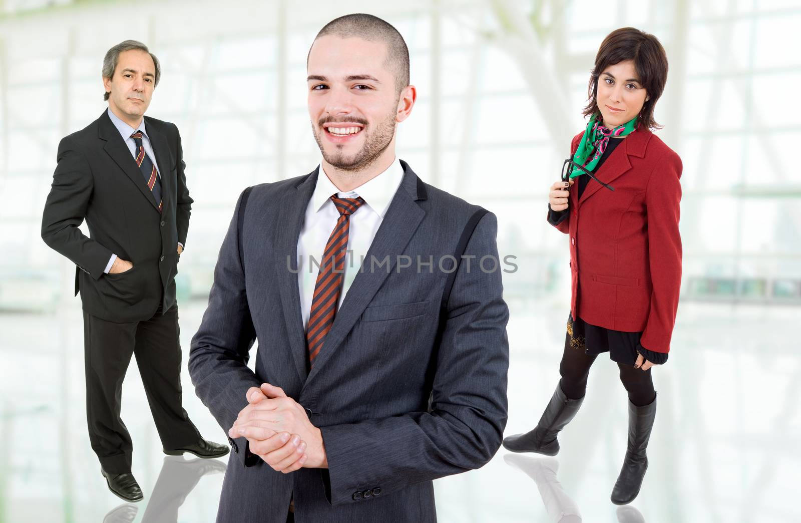 young business team at the office