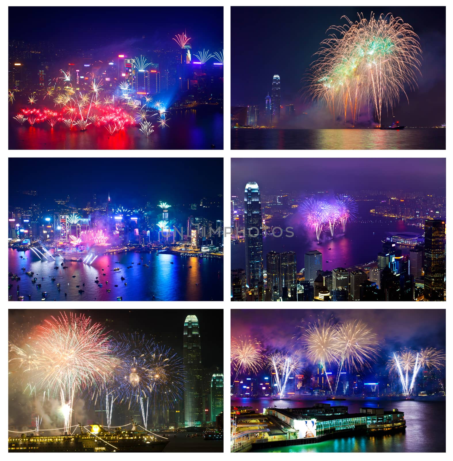 Hong Kong fireworks by kawing921