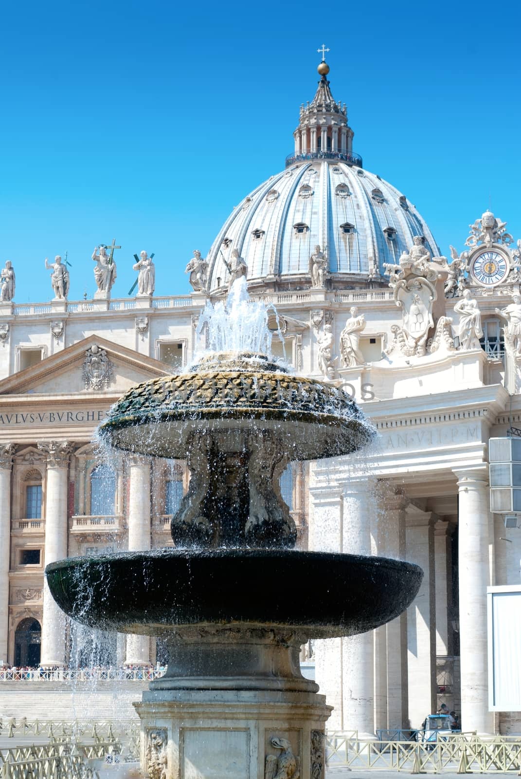 Vatican fountain, Rome