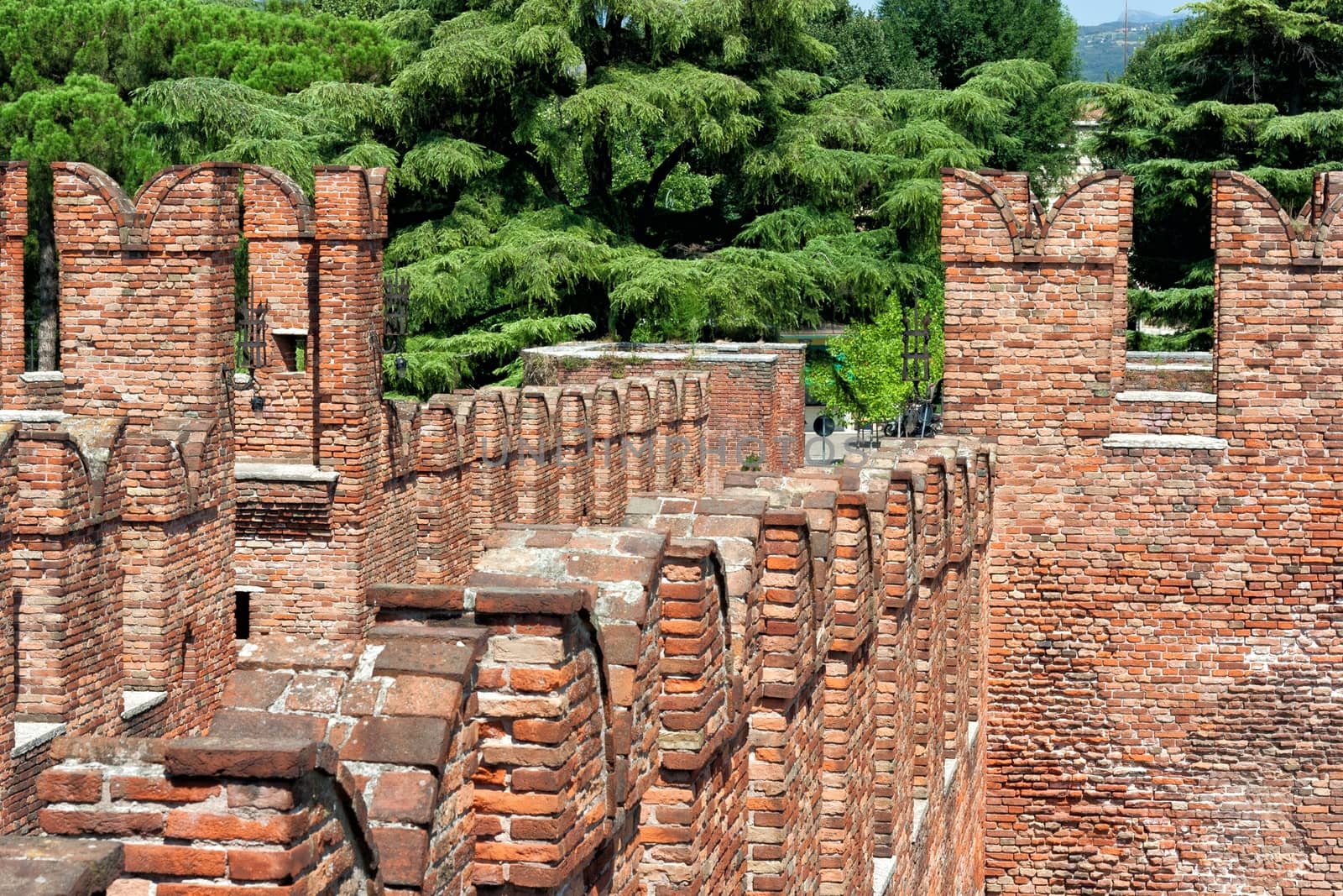 Bridge Ponte Scaligero in Verona, Italy