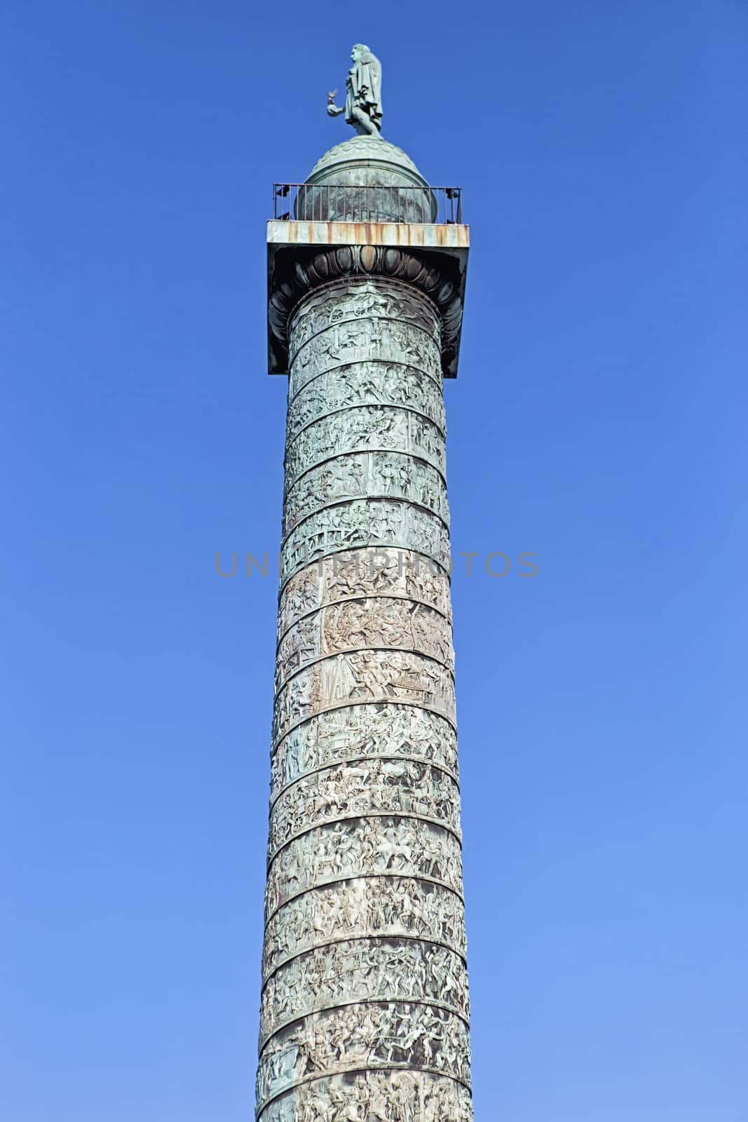 Famous Napoleon's column in Paris