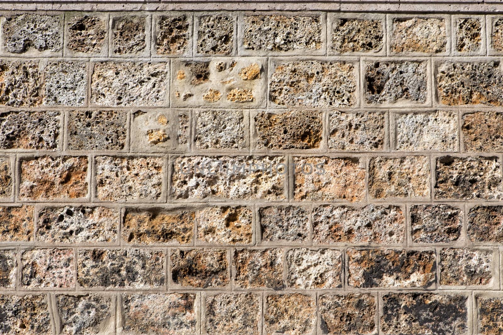 Masonry texture from old building close view
