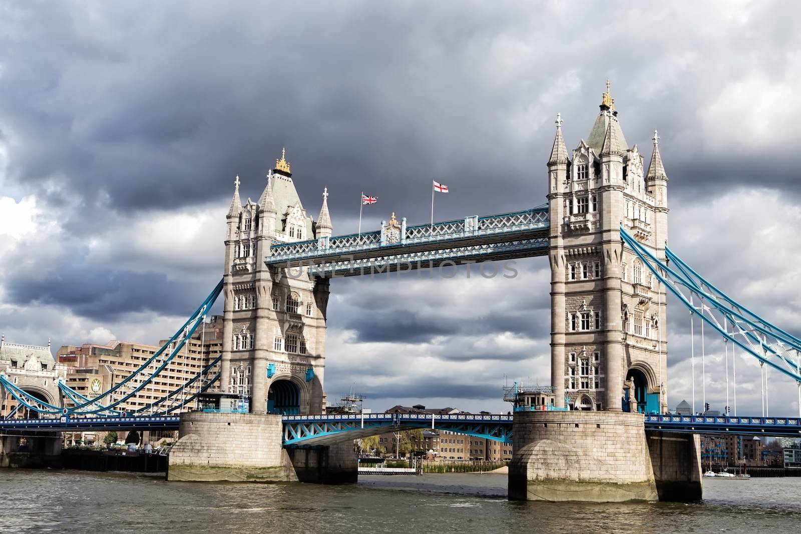 Old Tower Bridge in London