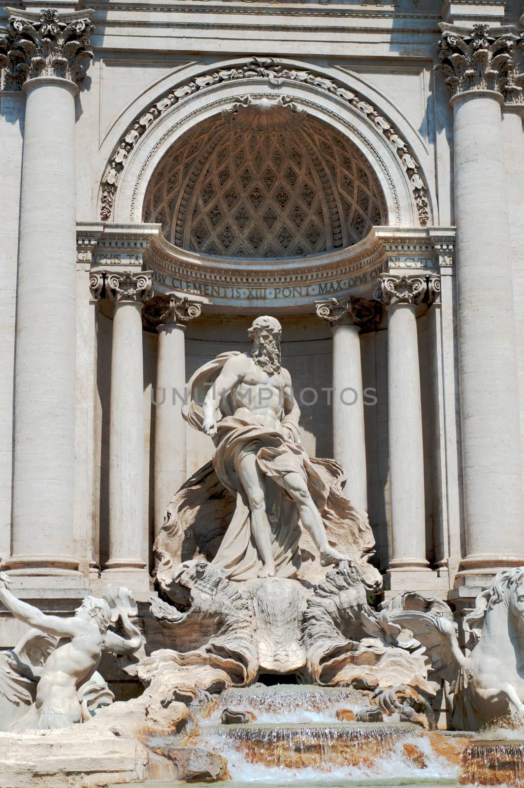 Trevi Fountain, detail, Rome