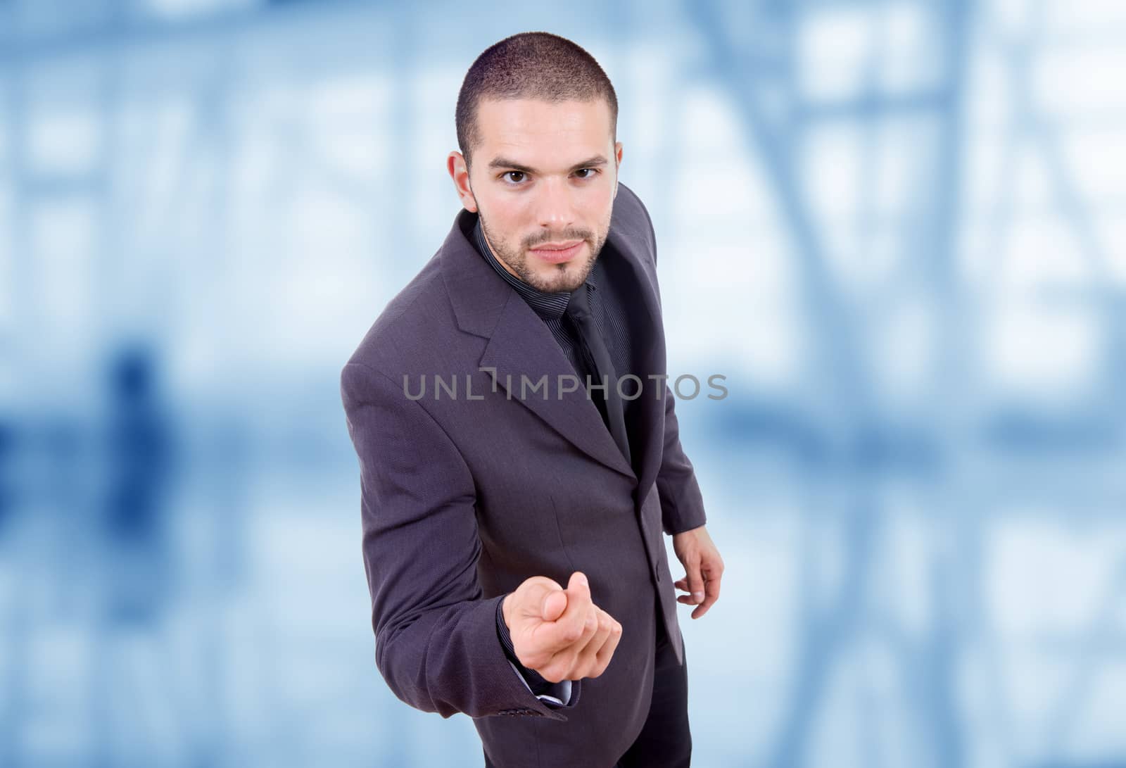 young business man portrait at the office