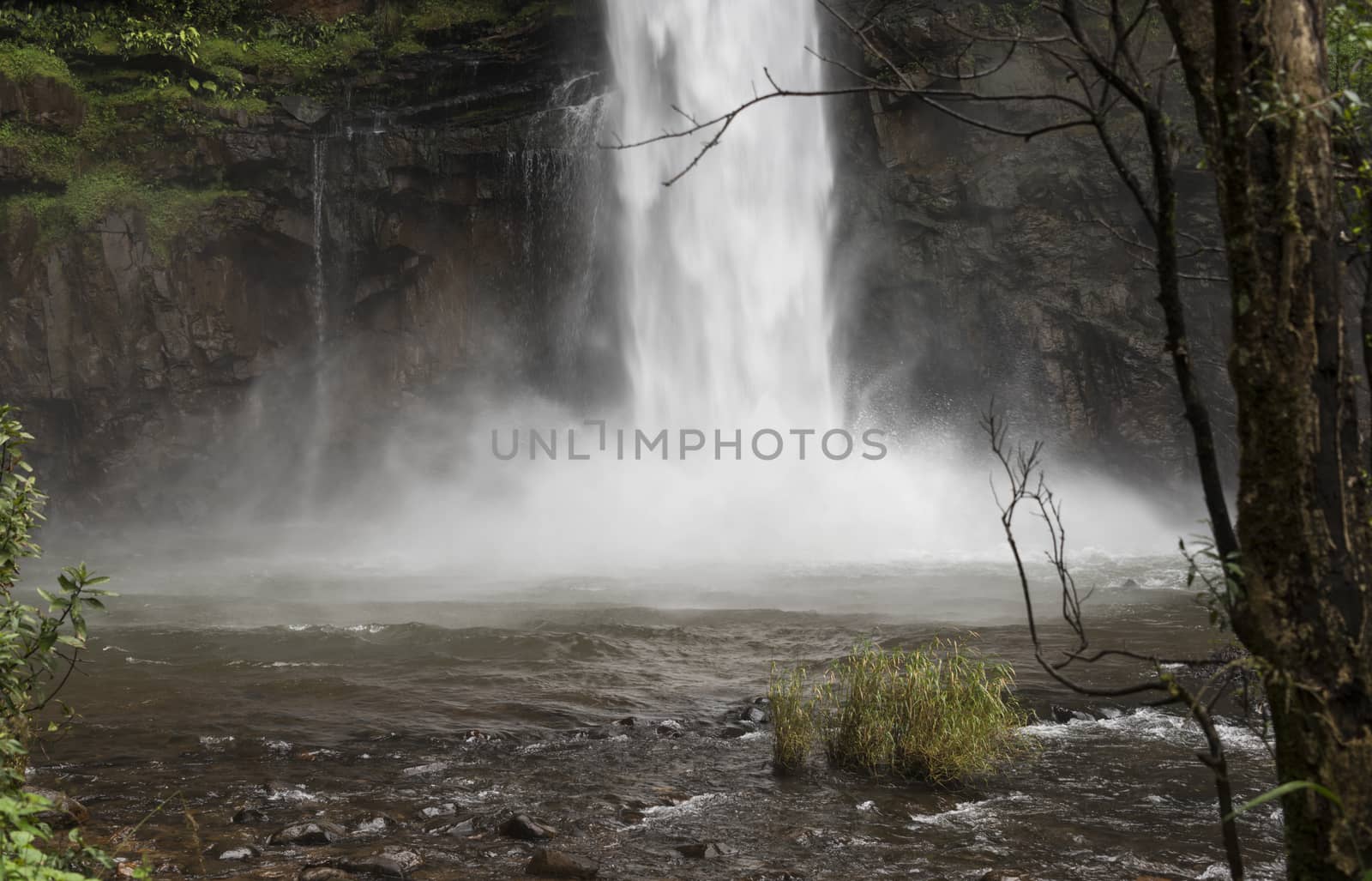 lone creek falls waterfall near Sabie south Africa in hazyview area