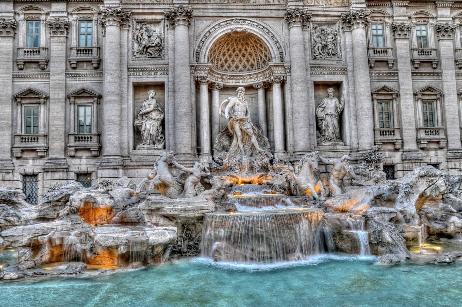 Trevi fountain in Rome by anderm