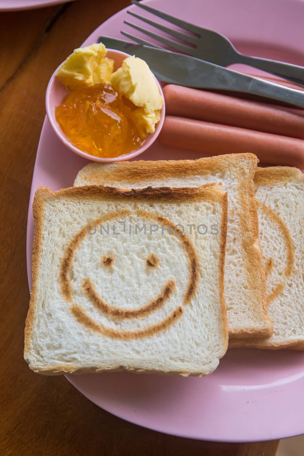 morning breakfast sausage bread.