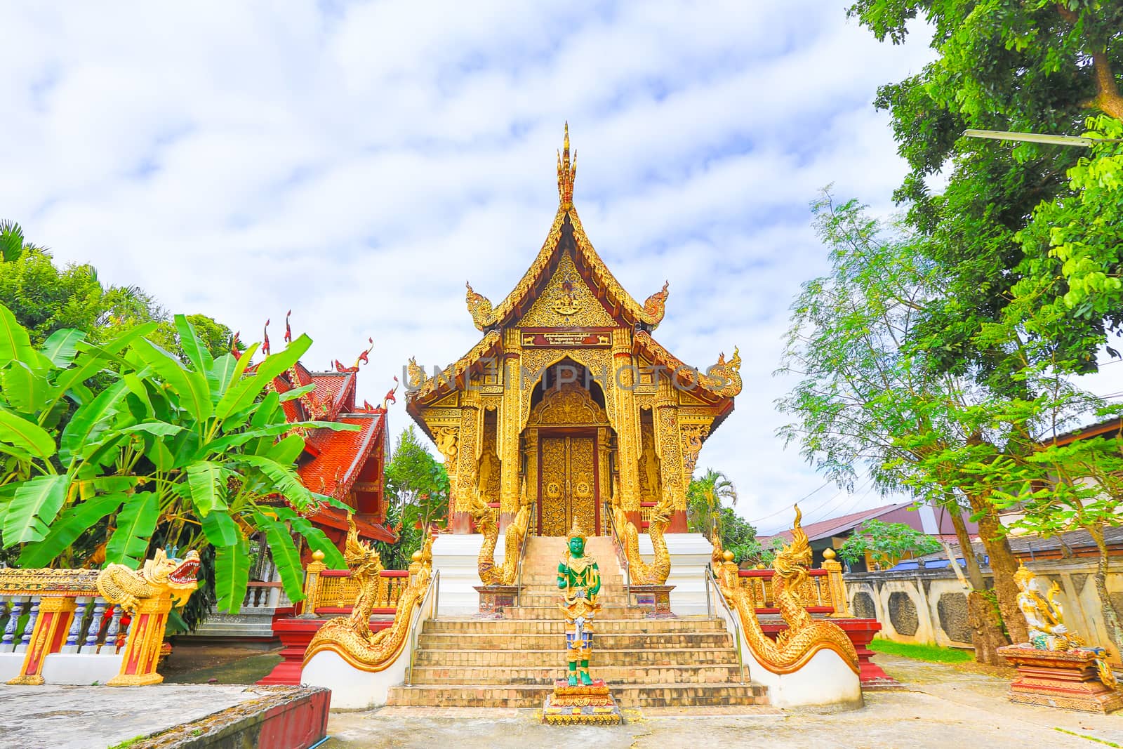 wat jadee ngam northern Chiang Mai thailand.