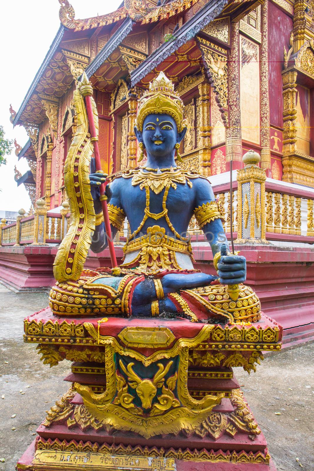 Statue sacred Buddhist beliefs in Thailand.