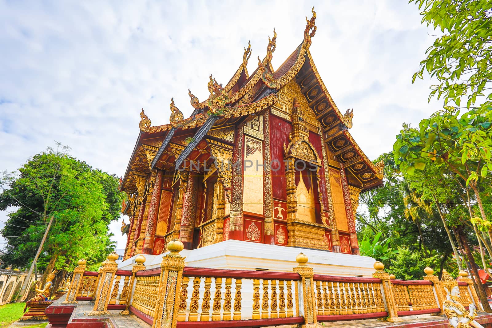 wat jadee ngam northern Chiang Mai thailand.