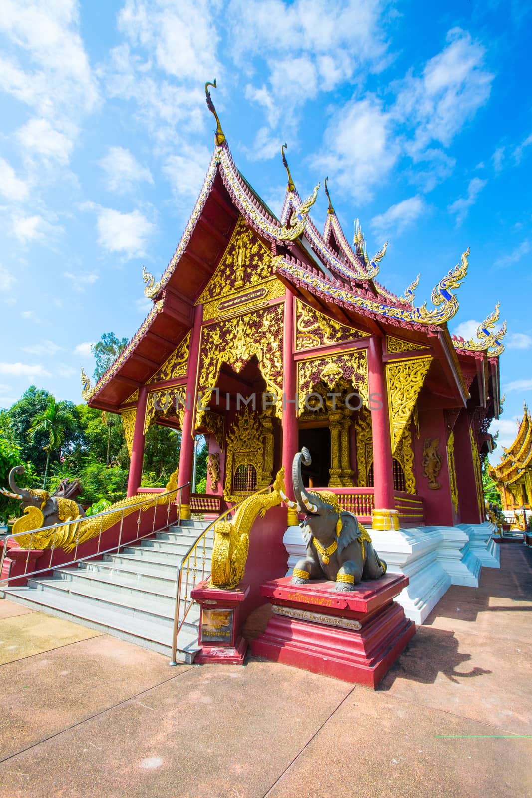 wat jadee ngam northern Chiang Mai thailand.