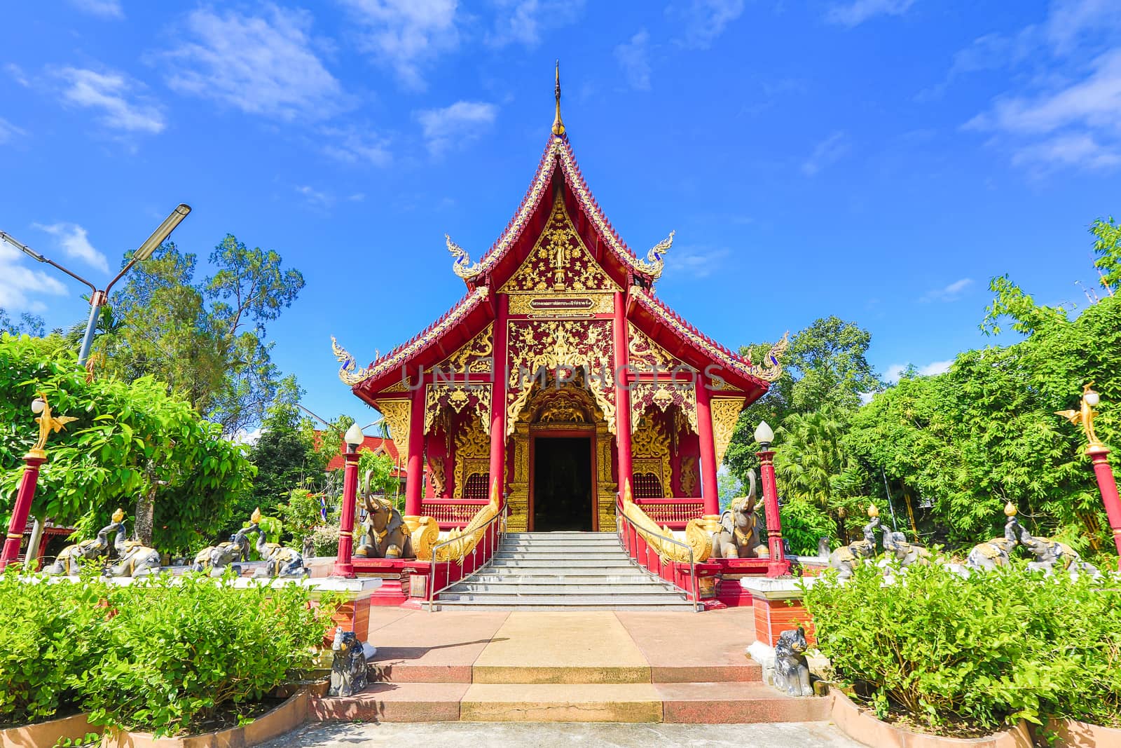 wat jadee ngam northern Chiang Mai thailand.