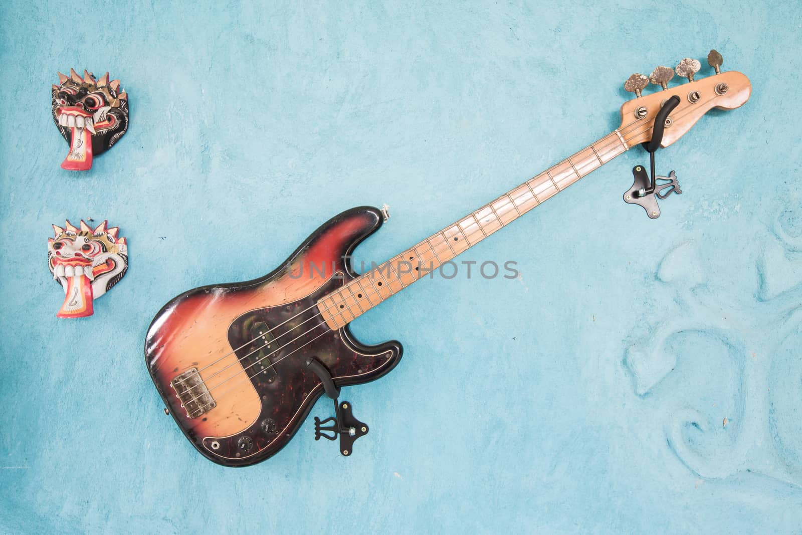 Bass guitar by tuchkay