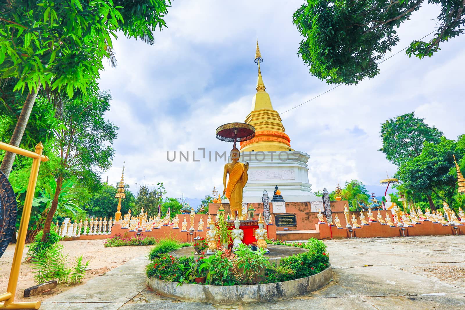 Phra That Chedi Chiang Mai in northern Thailand.