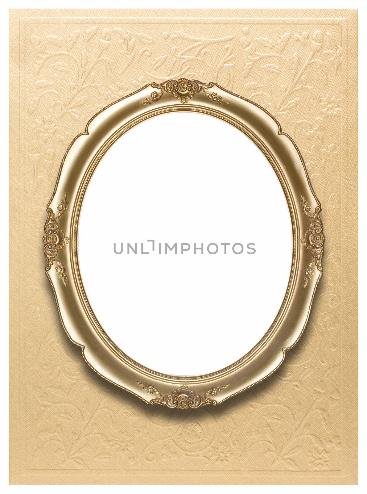 Oval photo frames (Clipping path!) background by myyaym