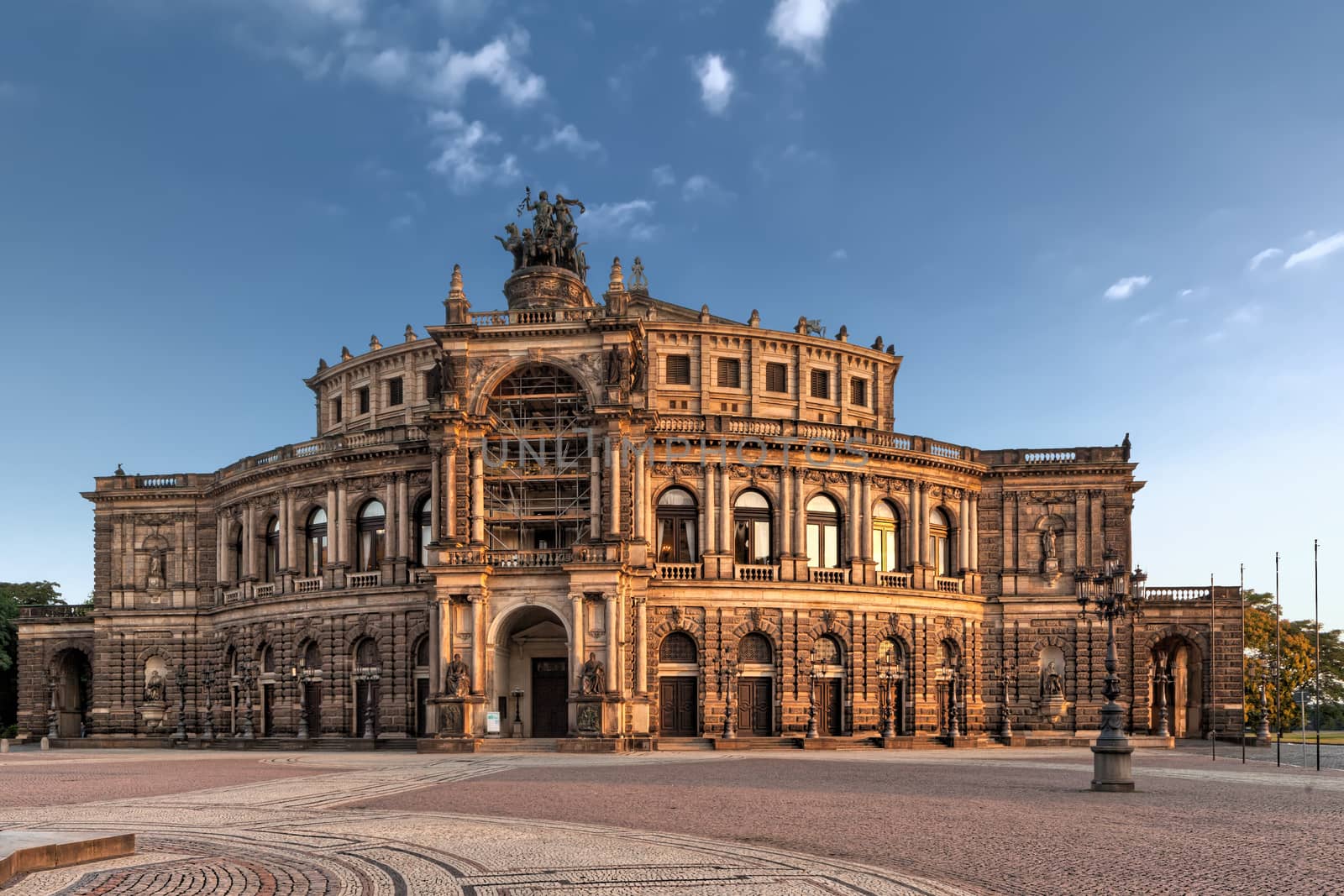 Semper Opera from outside in Dresden