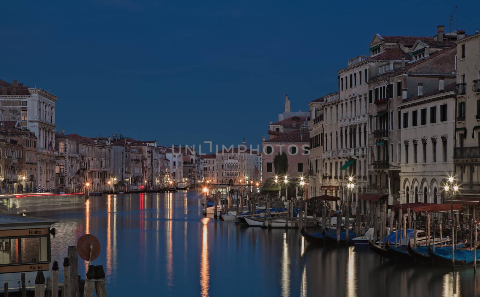 The Grand Canal in Venice in the evening by mot1963