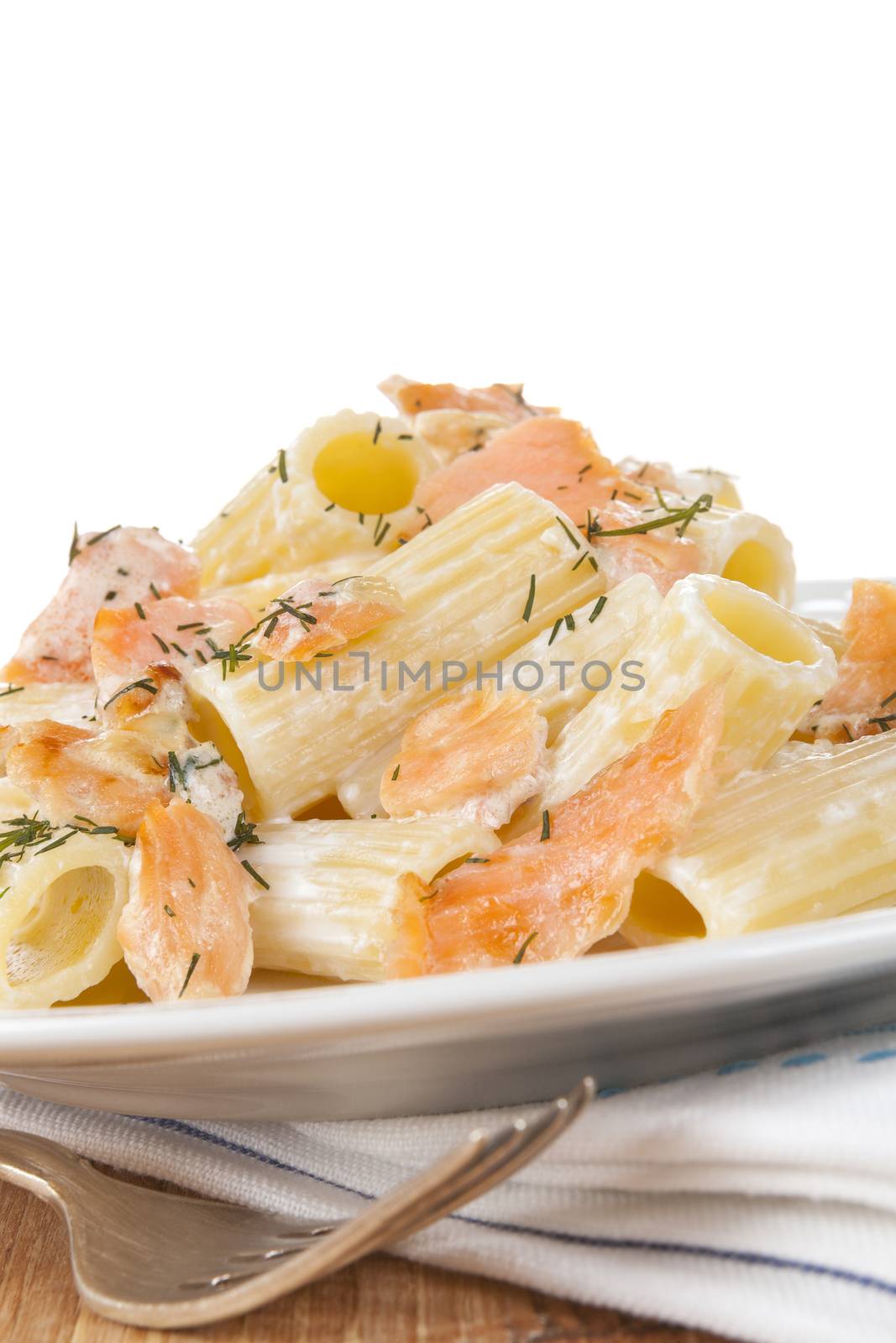 Pasta with salmon. by eskymaks