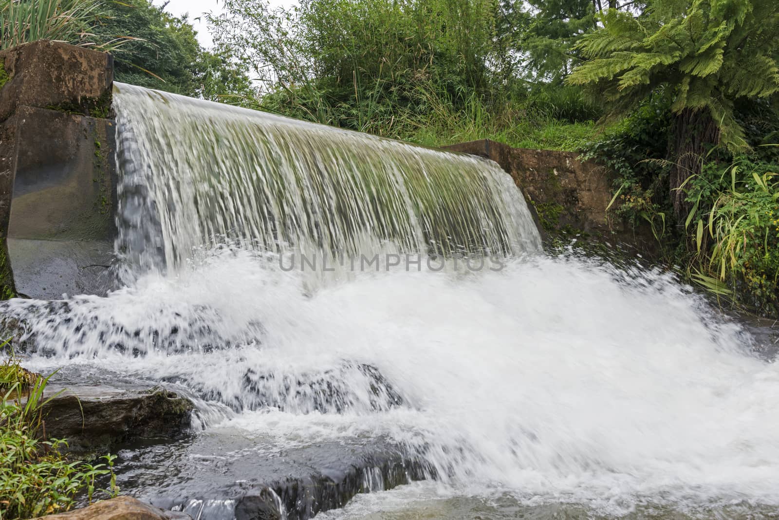 lone creek falls waterfall near Sabie south Africa in hazyview area