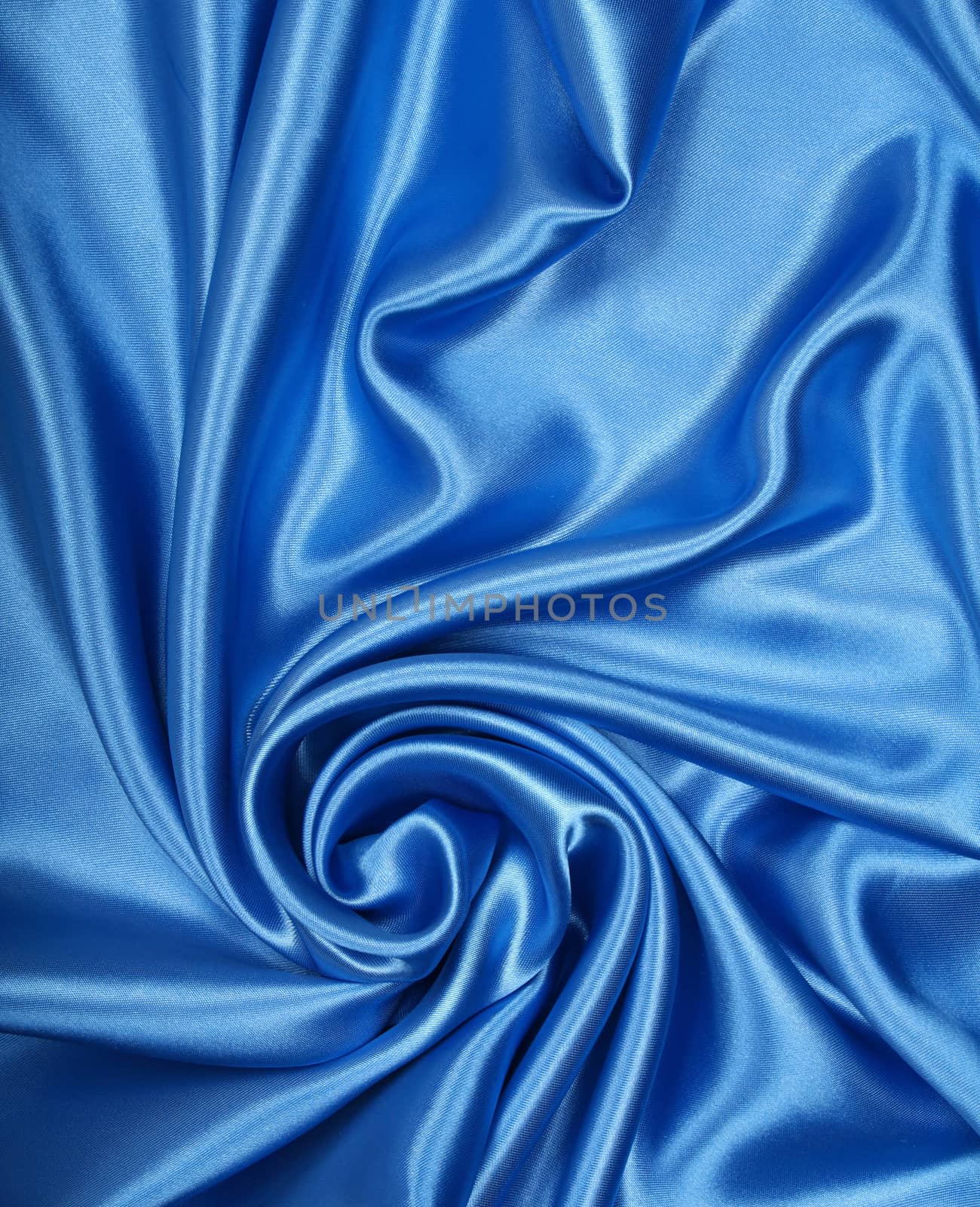 Smooth elegant blue silk can use as background 