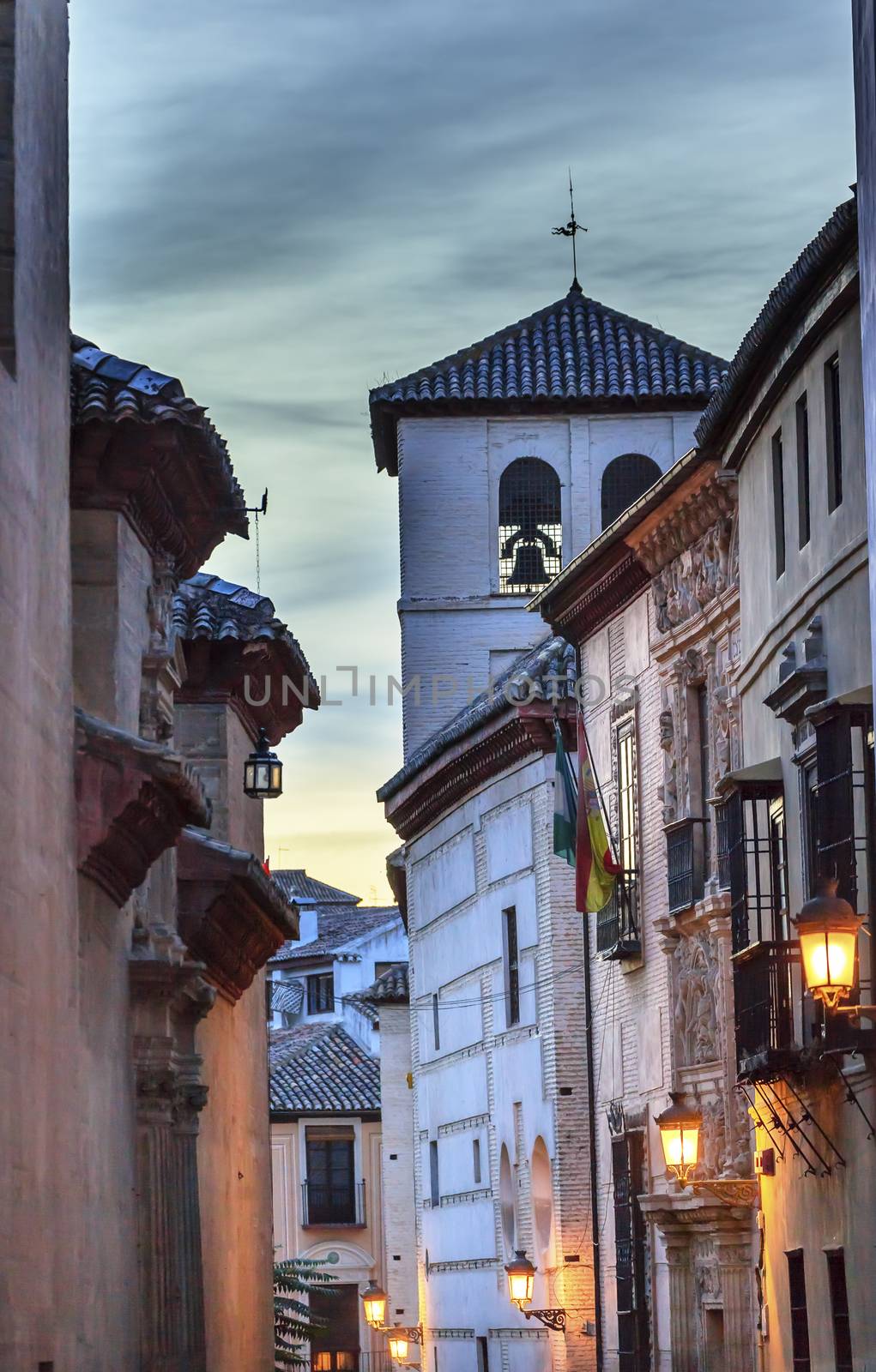 Walking Street Church Iglesia Durante La Eucarista Granada Spain by bill_perry