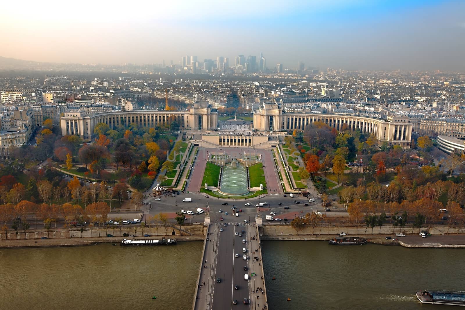 View of Paris from the Eiffel Tower