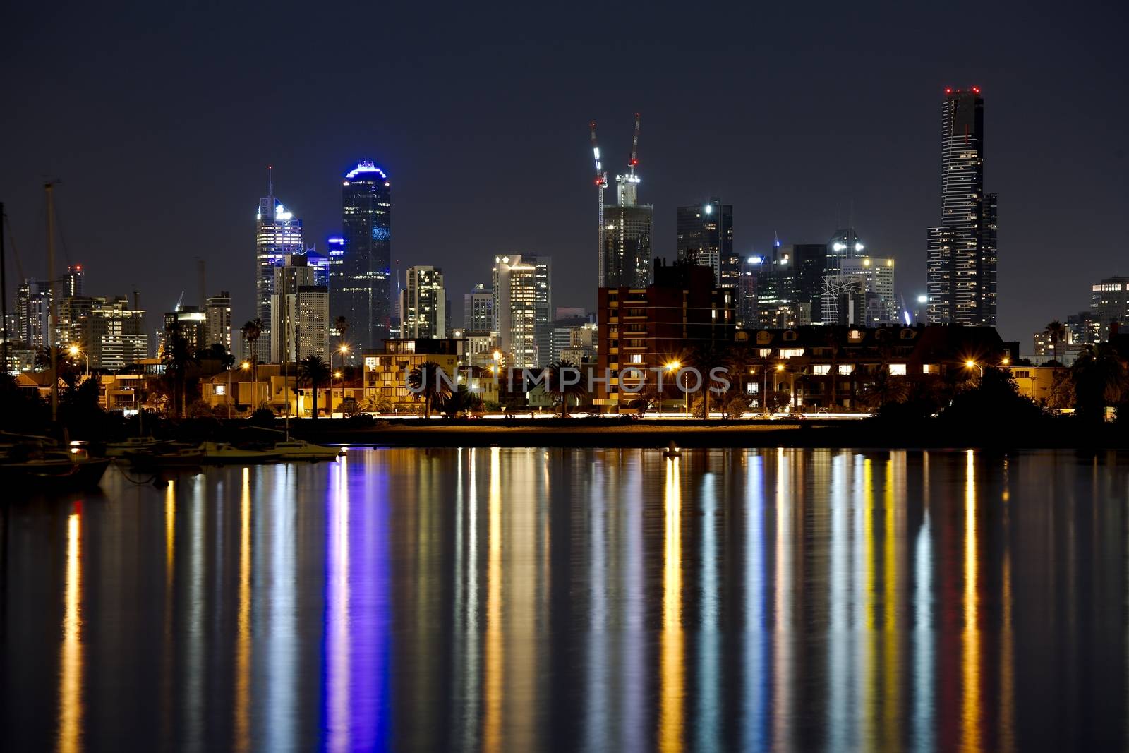 Might skyline of Melbourne, Australia