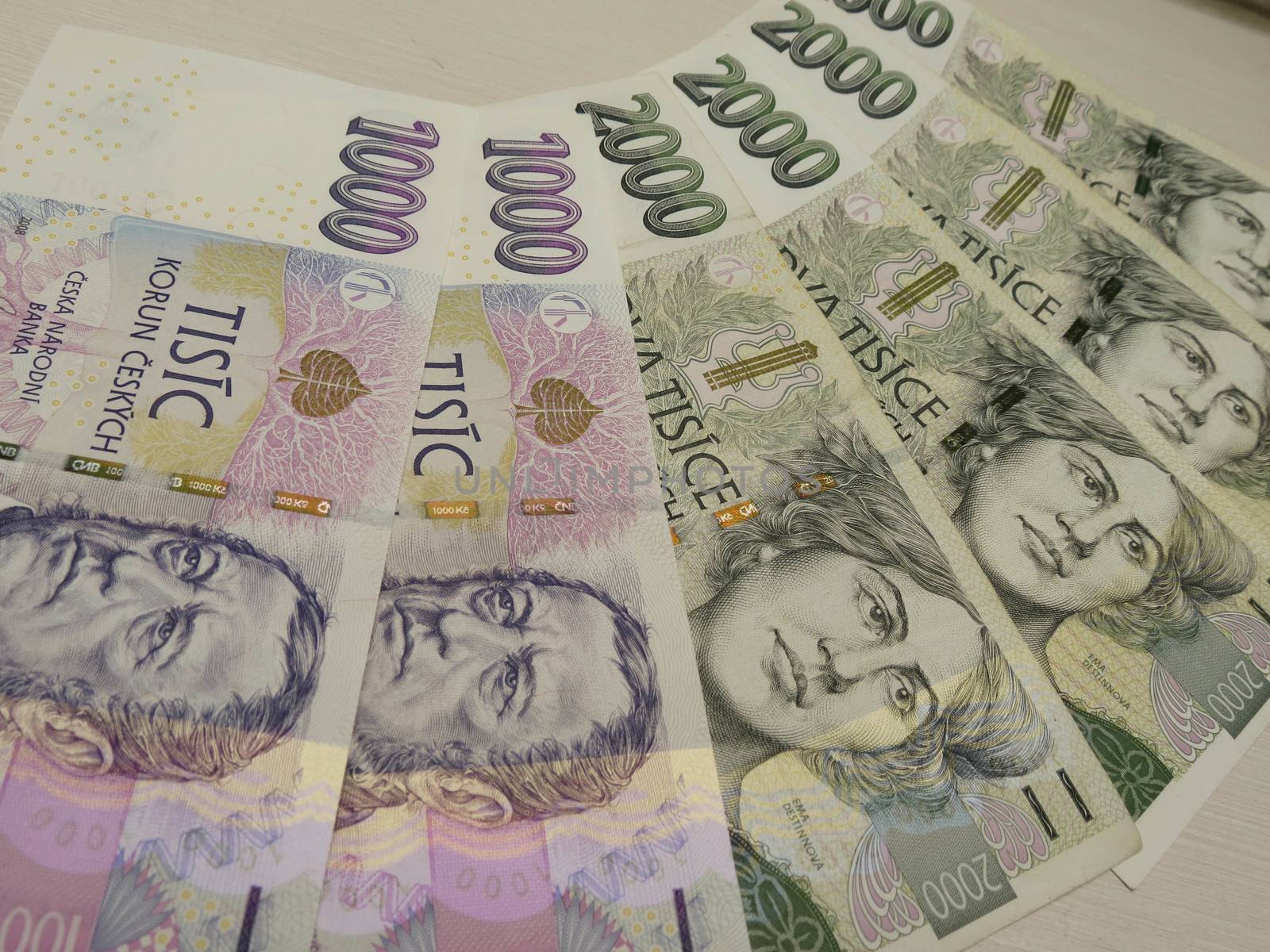 Czech korunas banknotes by paolo77