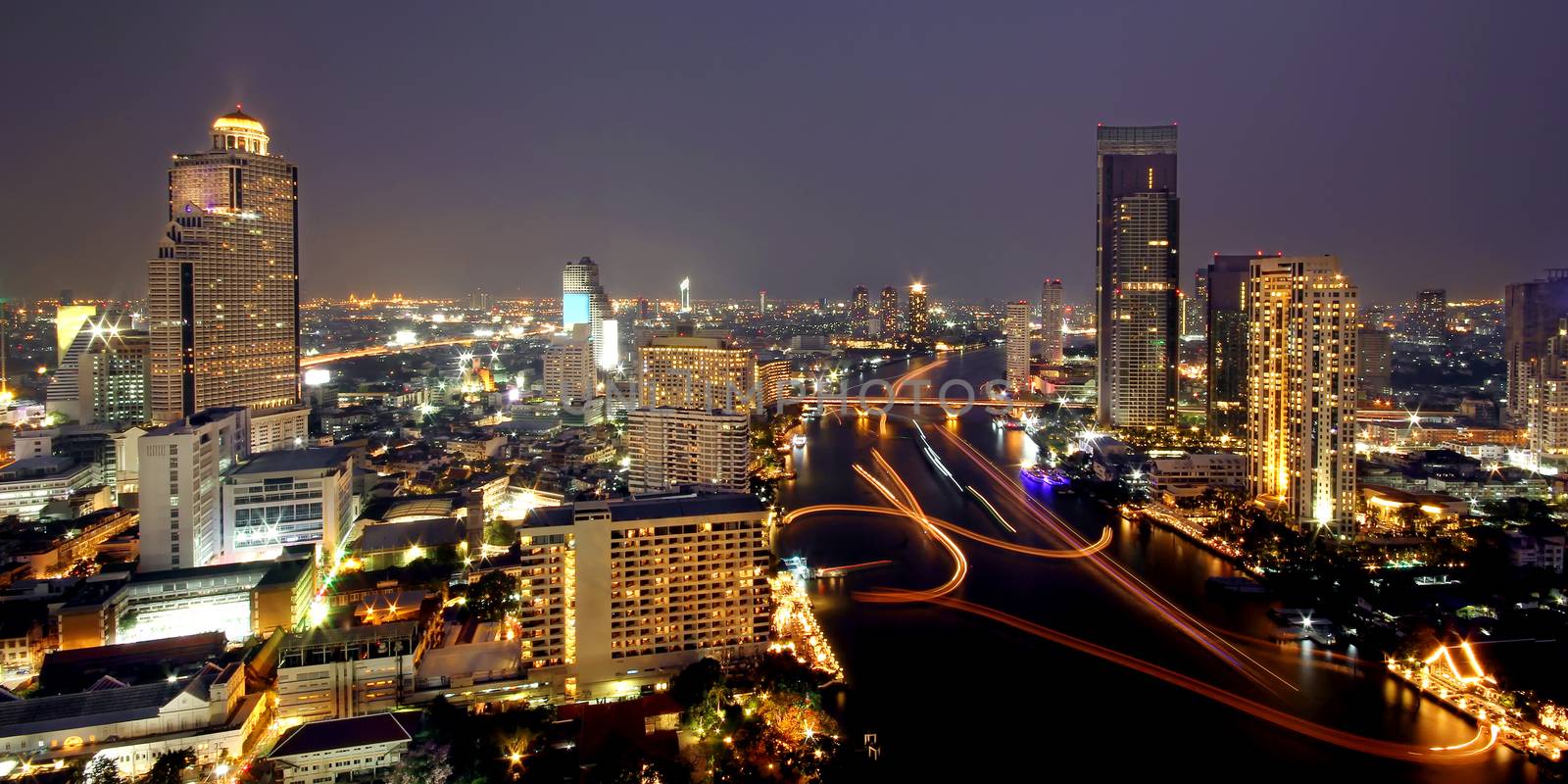 The city view of Bangkok, Thailand