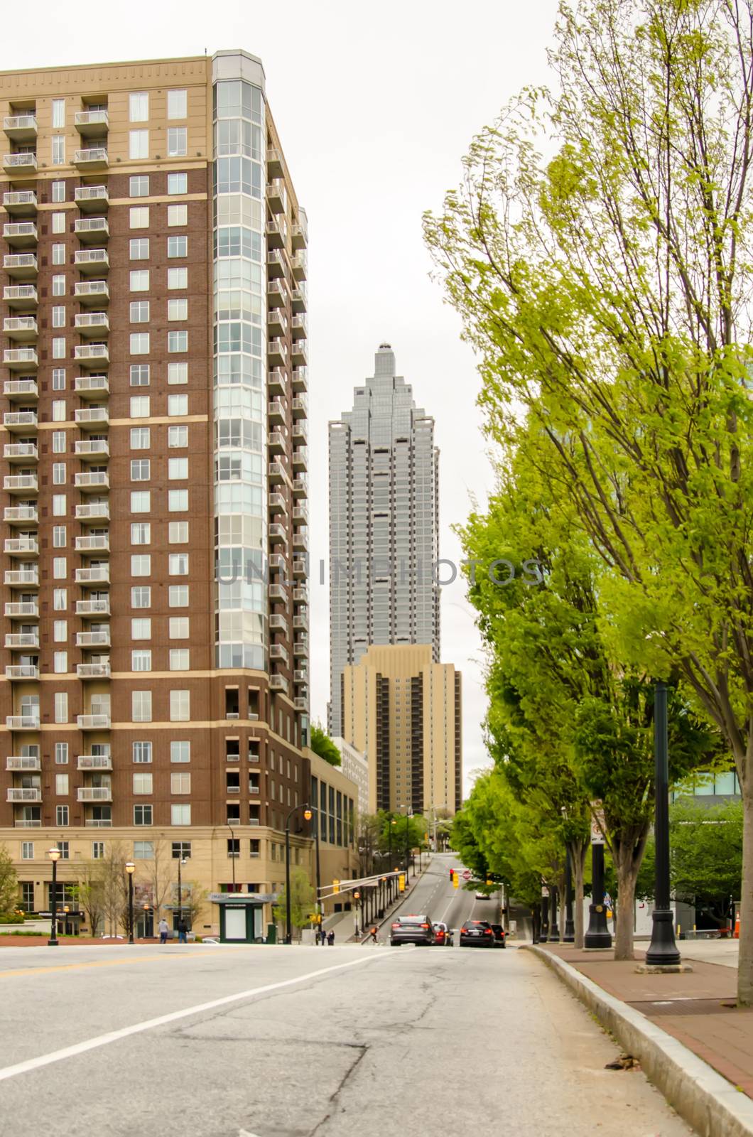 Downtown Atlanta, Georgia USA skyline by digidreamgrafix