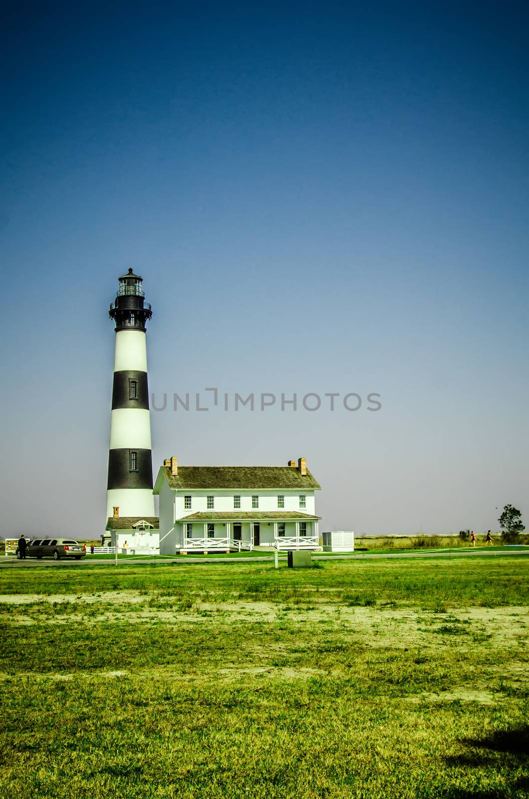 Bodie Island Lighthouse OBX Cape Hatteras North Carolina by digidreamgrafix