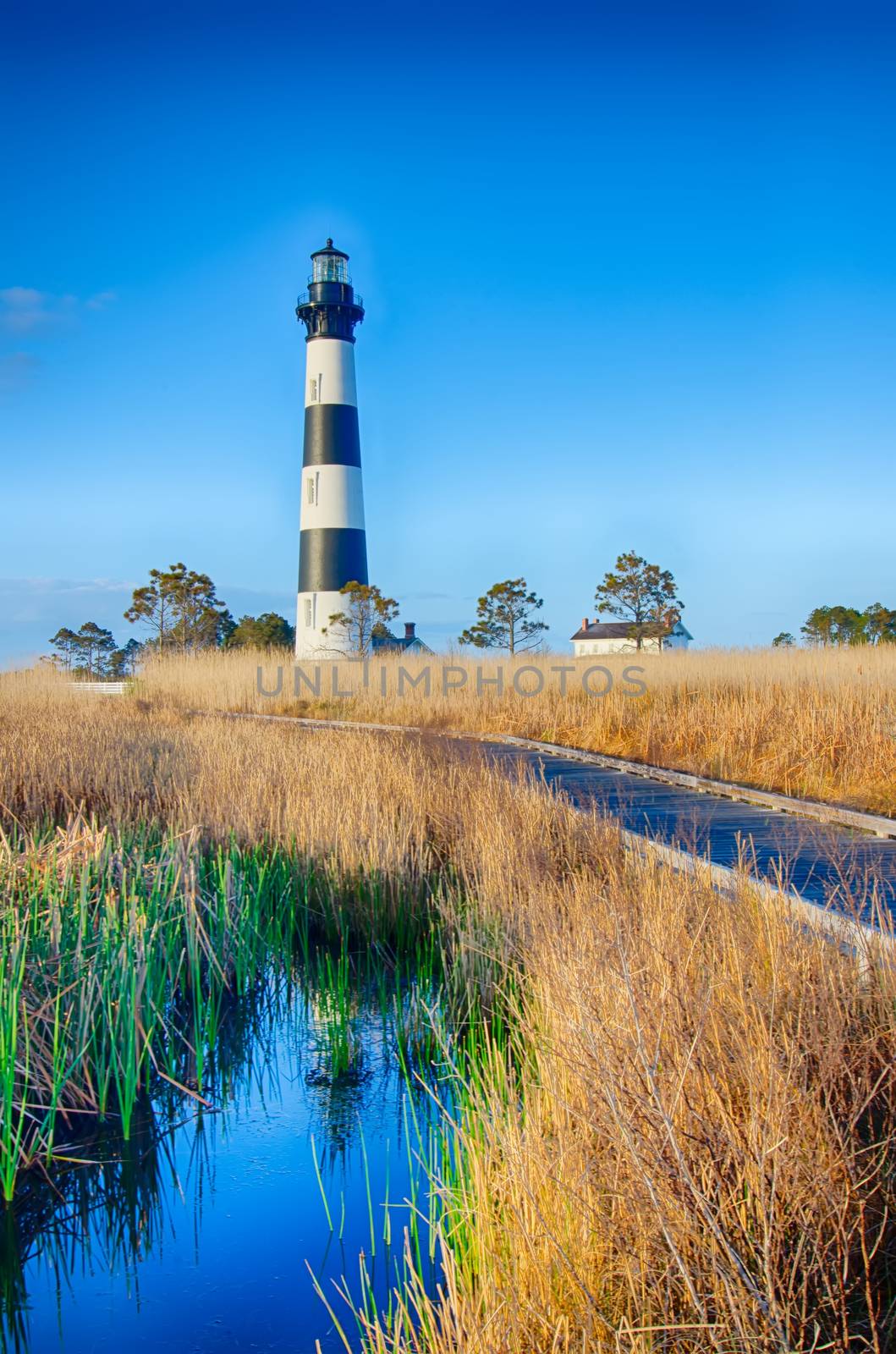 Bodie Island Lighthouse OBX Cape Hatteras North Carolina by digidreamgrafix