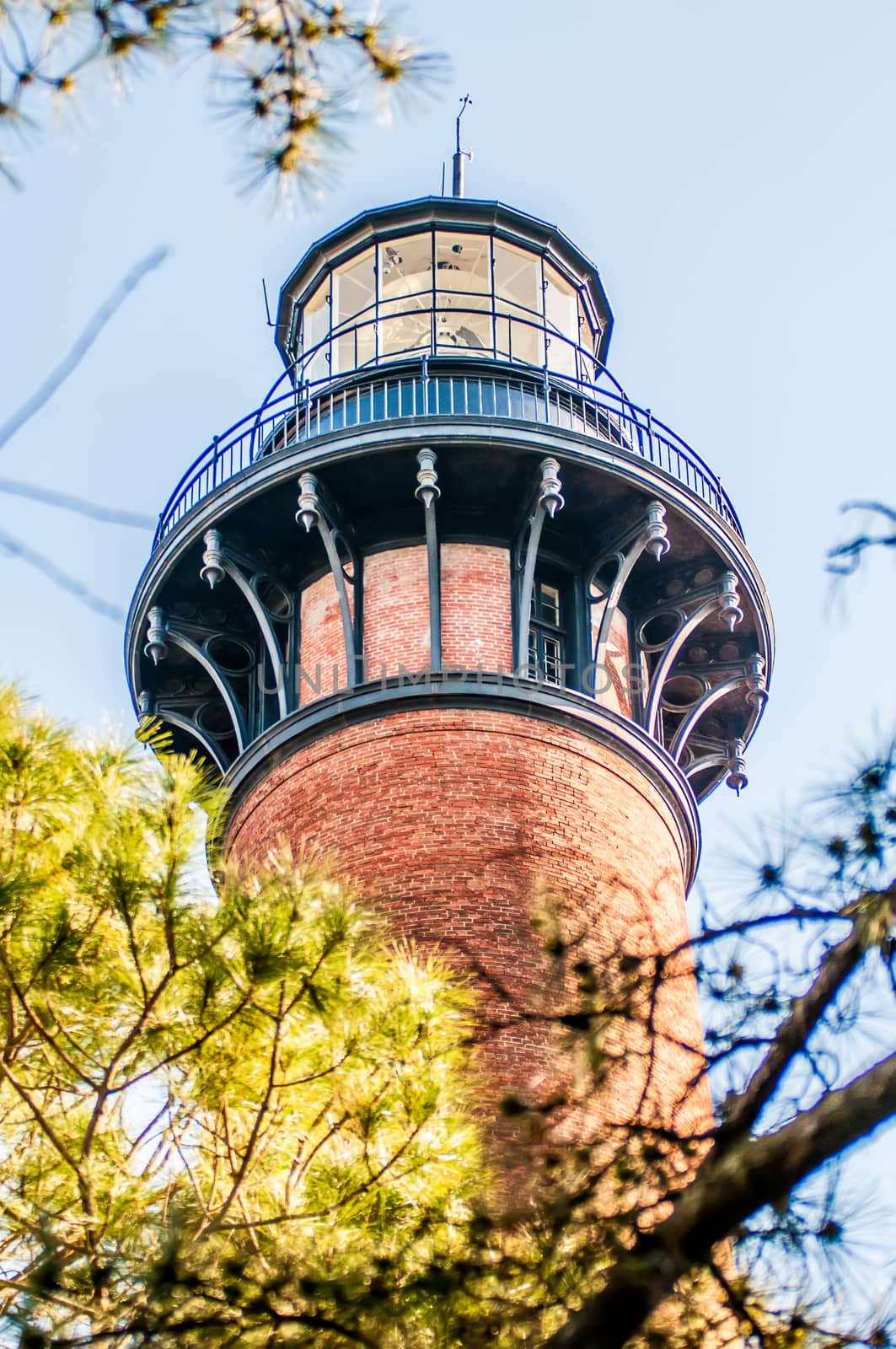 Currituck Beach Lighthouse on the Outer Banks of North Carolina