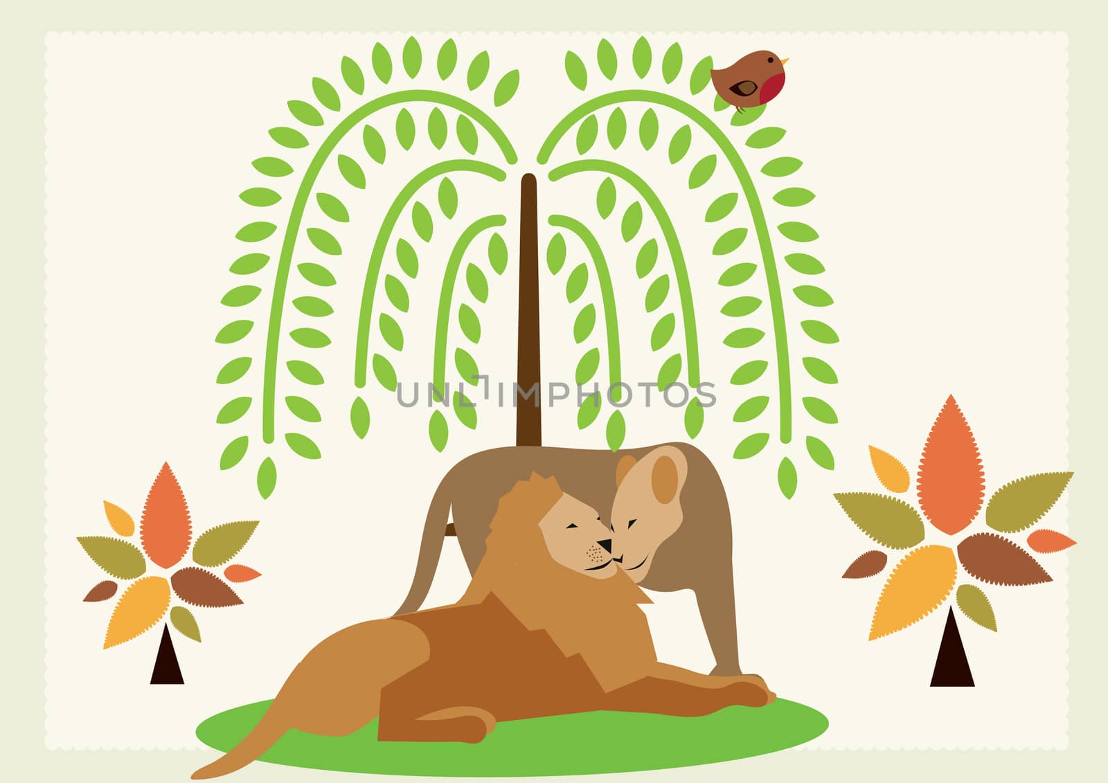 Lion and Lioness
