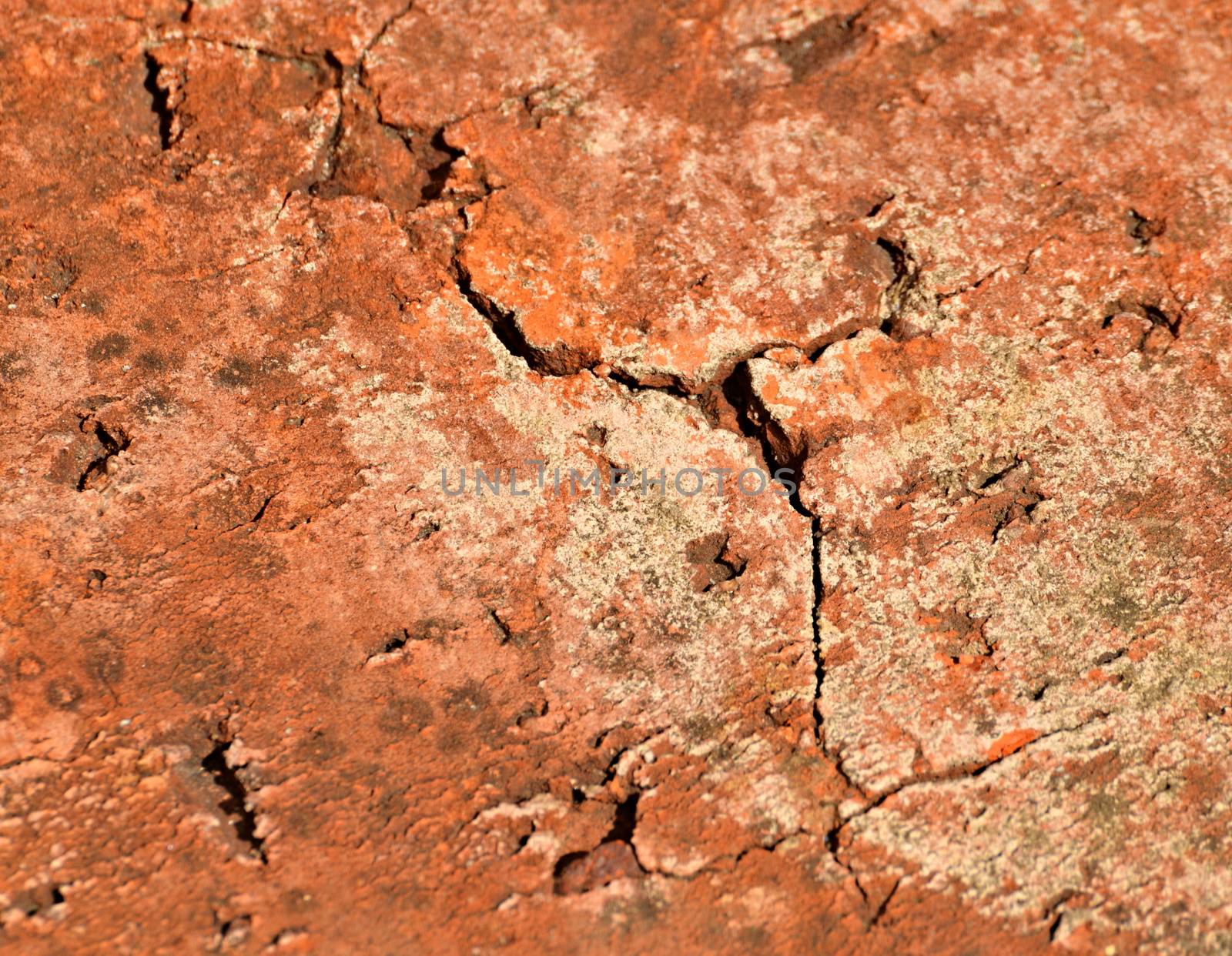 background or texture old red terracotta brick