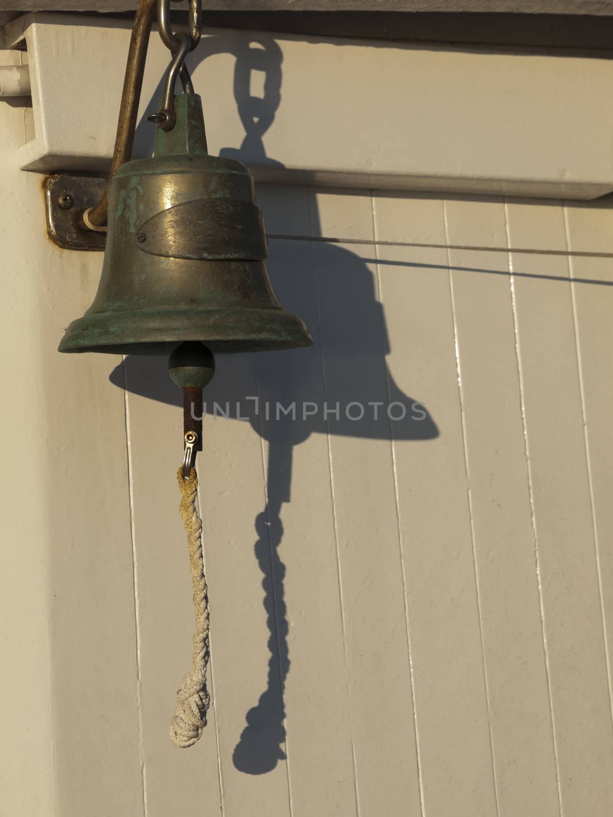 Old Ship's Bell with bellrope