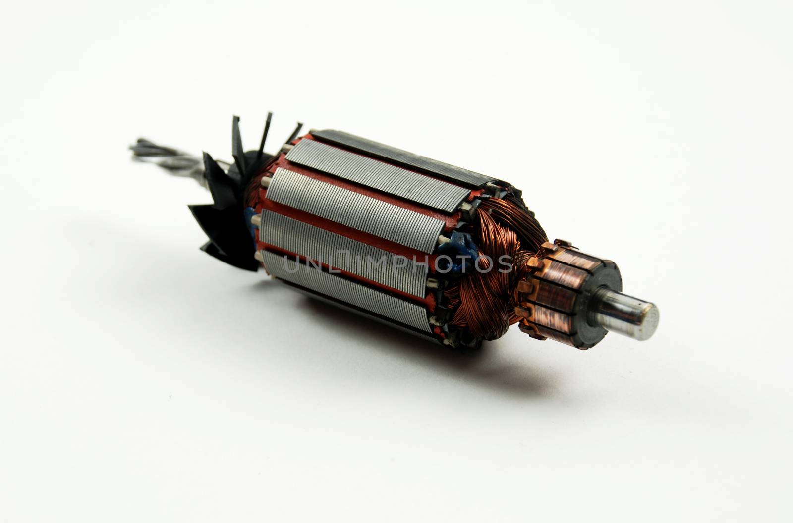 stock pictures of interior parts of an AC motor