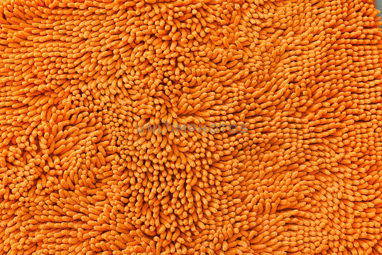 New orange doormat