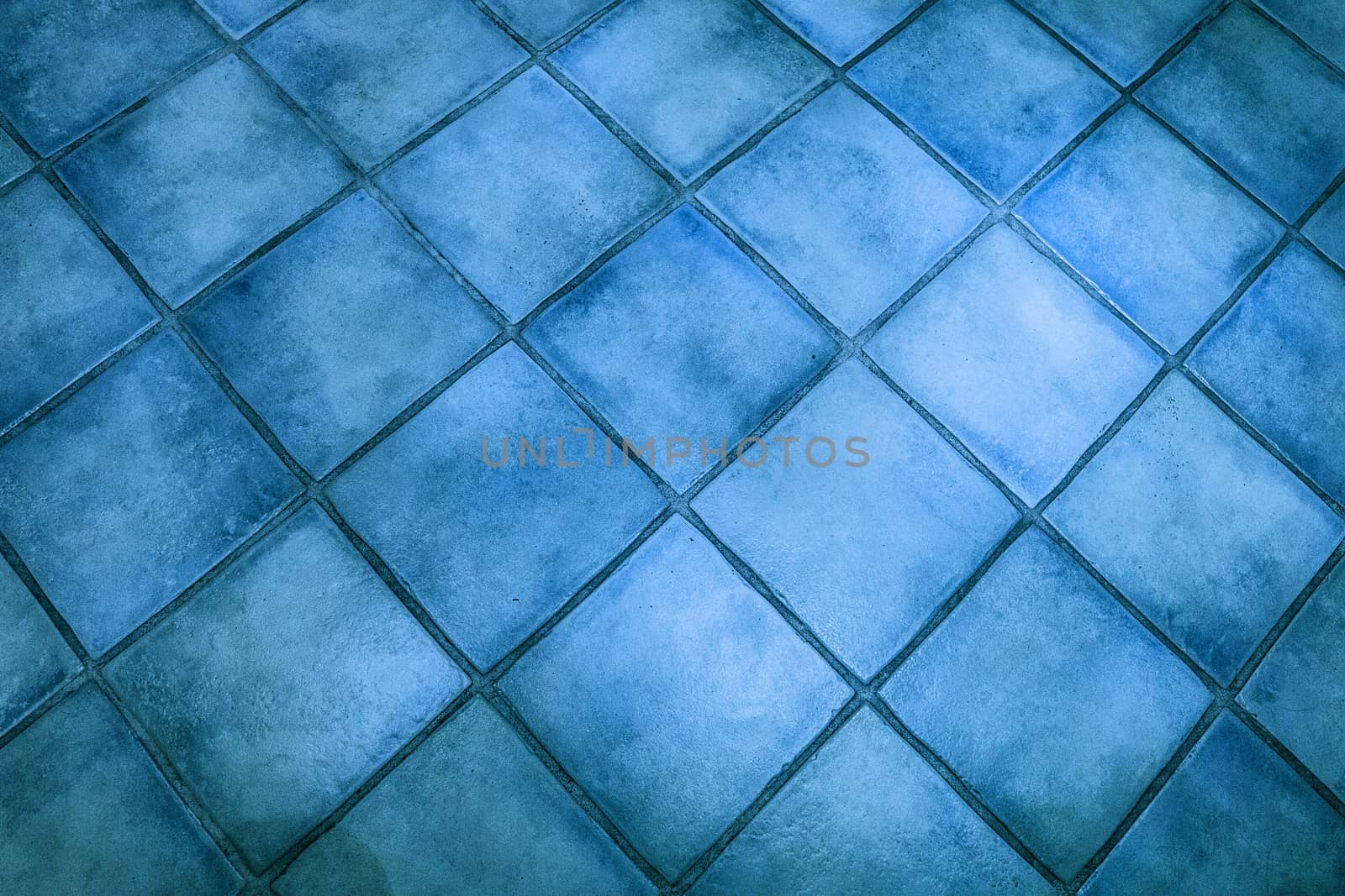 Background surface of blue tiles by Sportactive