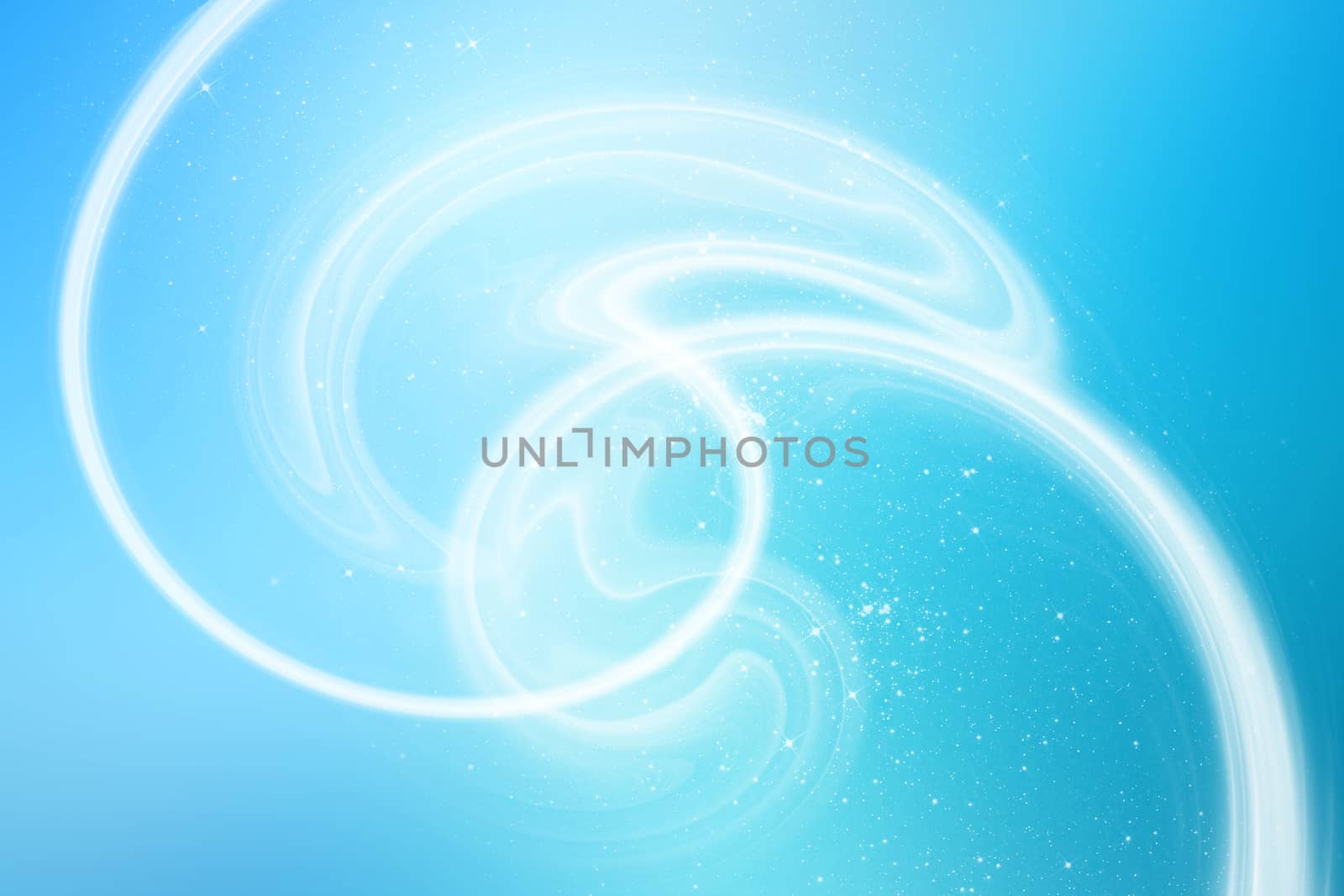 Soft light effects on a blue background by Sportactive