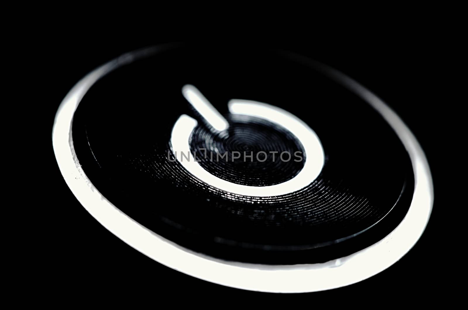 The Colorful coffeemaker button, light on off symbol