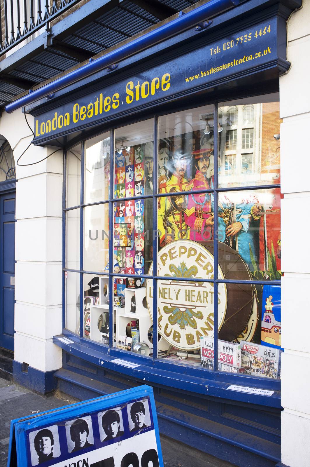 London Beatles Store by Stocksnapper