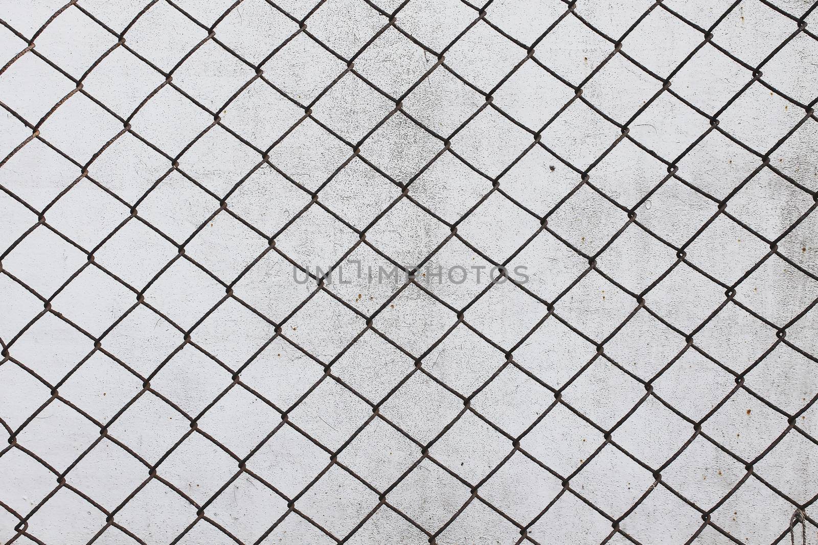 grid cell background old rusty metal mesh wire