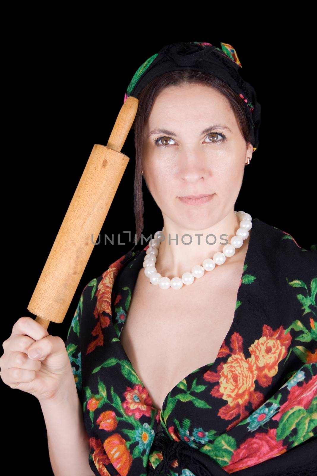 woman with a rolling pin by Irina1977
