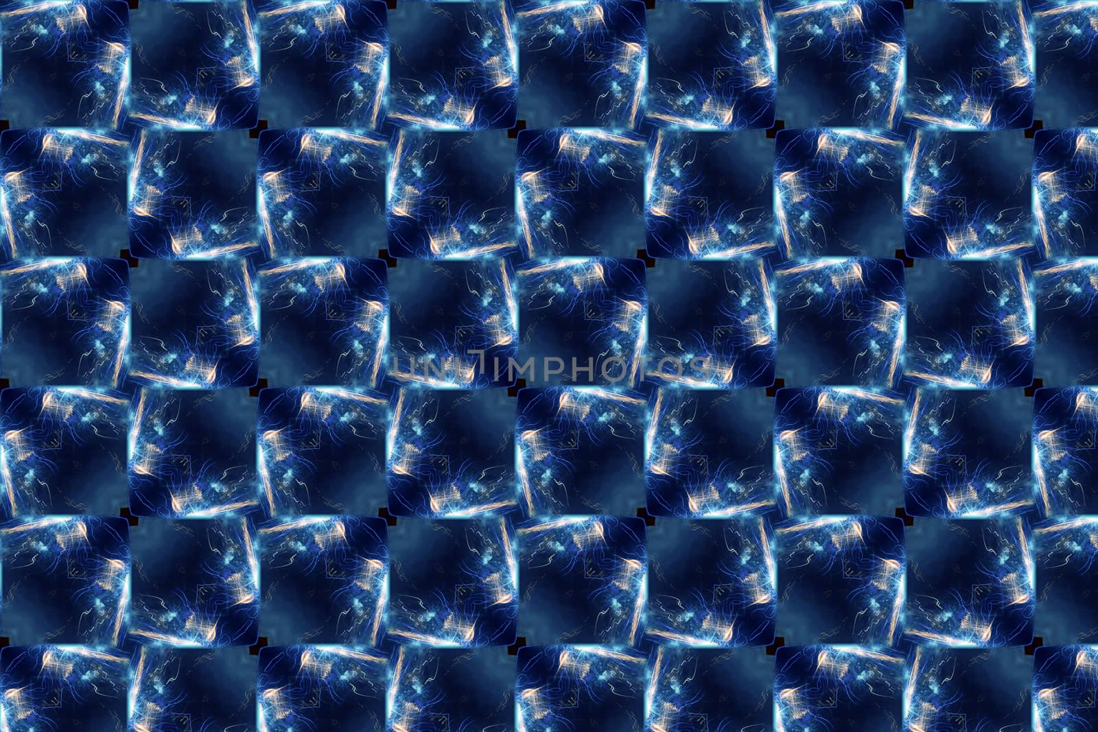
Abstract mosaic dark - blue background with the glow