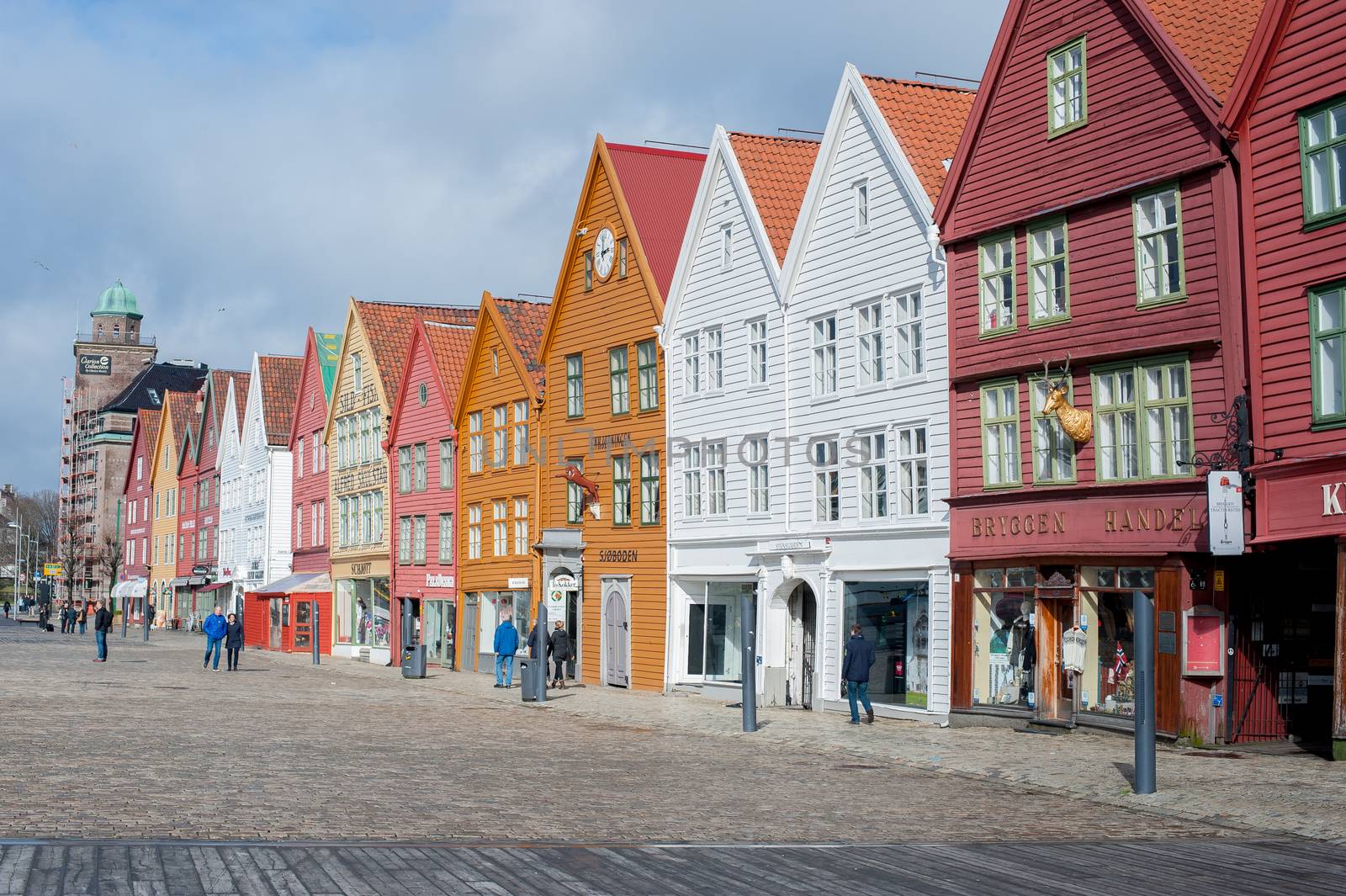 Old buildings in Bergen.