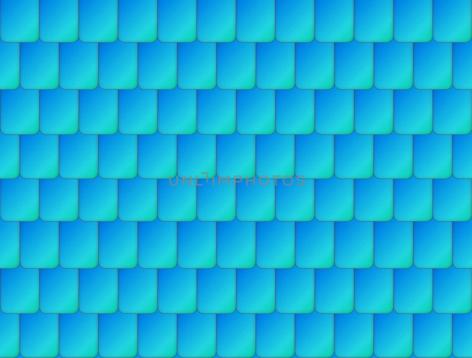 Seamless nice blue color roof tiles texture